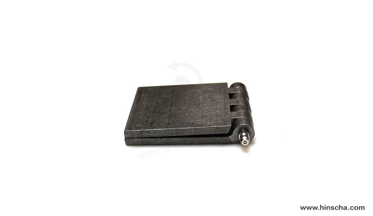 Profilscharnier 70x80x6x8 mm mit Schmierstift, Schmiernippel
