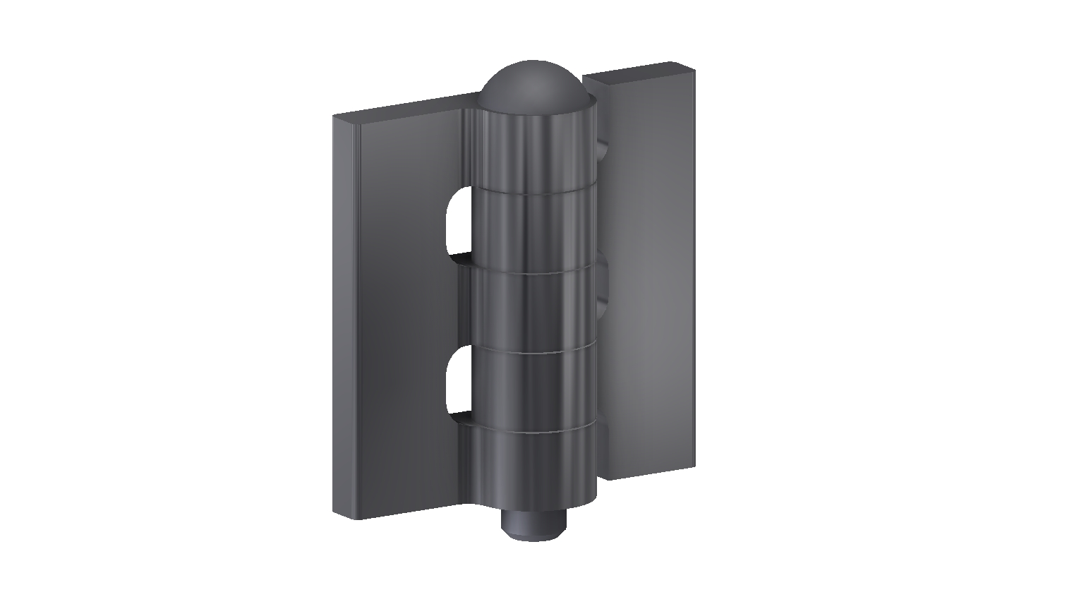 Profilscharnier 50x25x6x8 mm/Gehärtet Stift