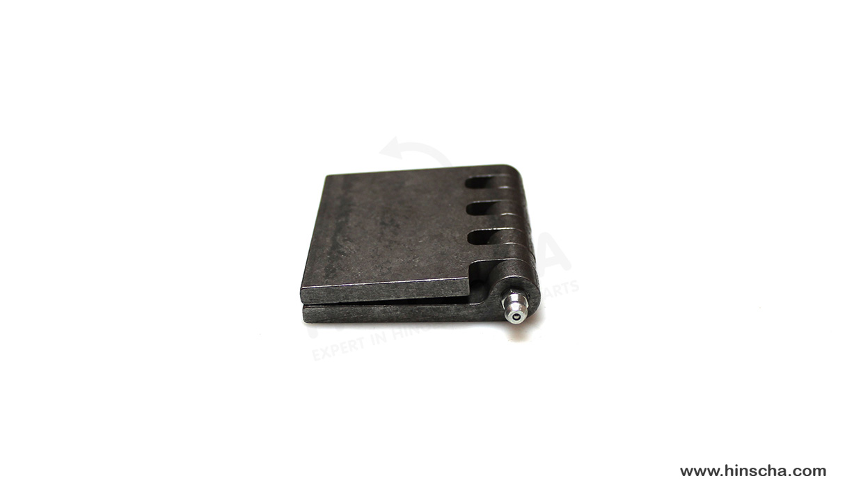 Profilscharnier 80x60x6x8 mm mit Schmierstift, Schmiernippel
