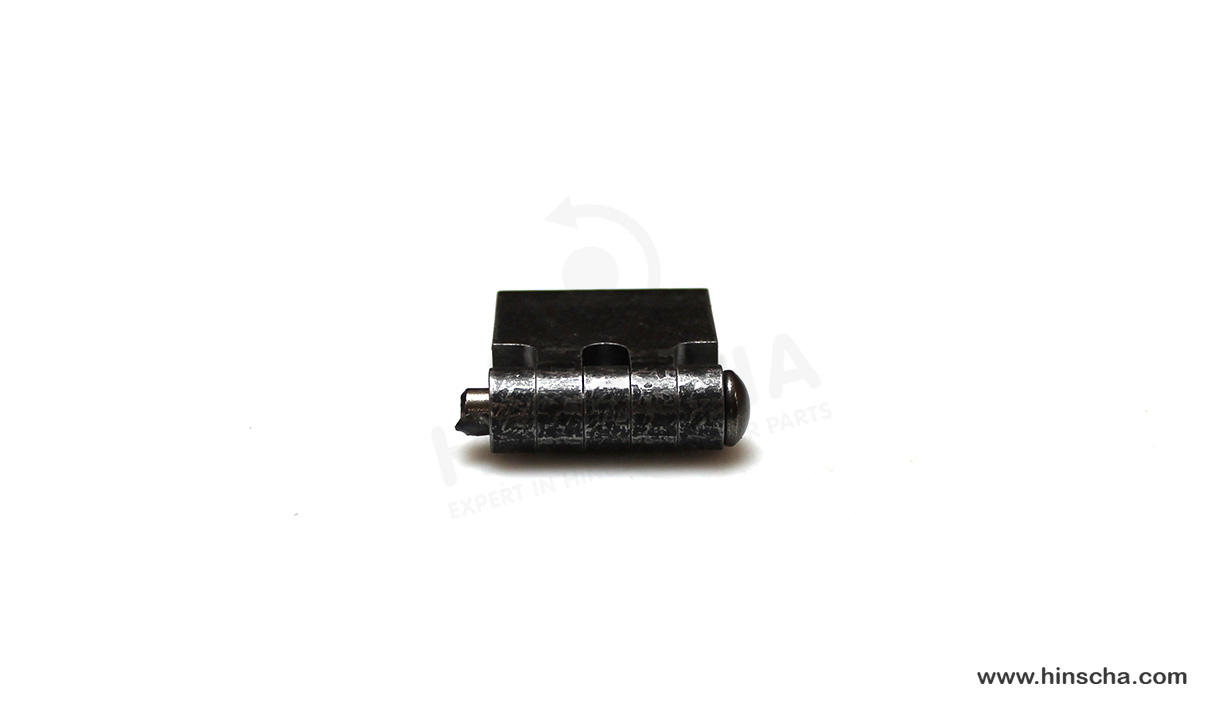 Coach hinge 40x40x6x8 mm/hardened pin