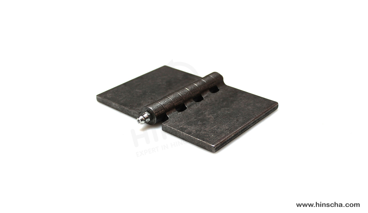 Profilscharnier 80x60x6x8 mm mit Schmierstift, Schmiernippel