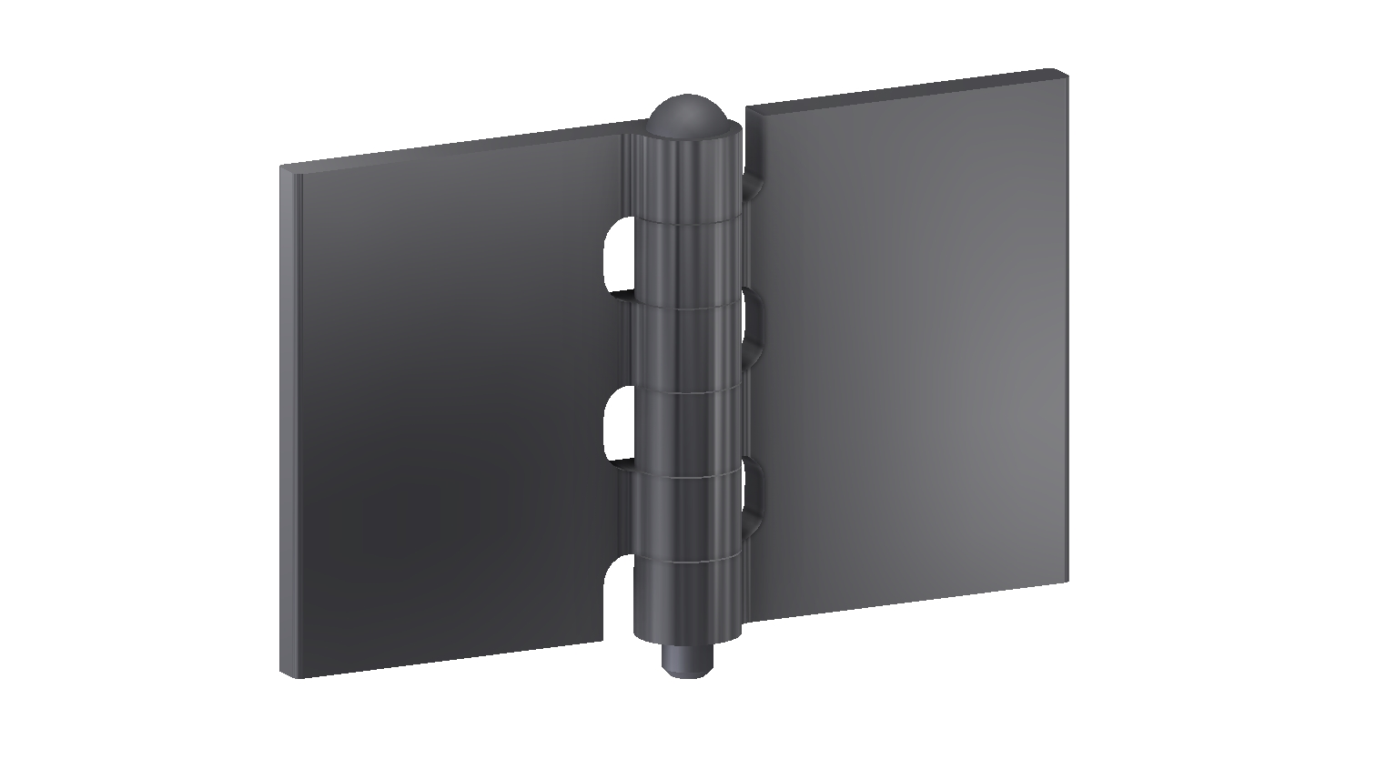 Lasscharnier 60x50x5x6 mm met inox/RVS pen