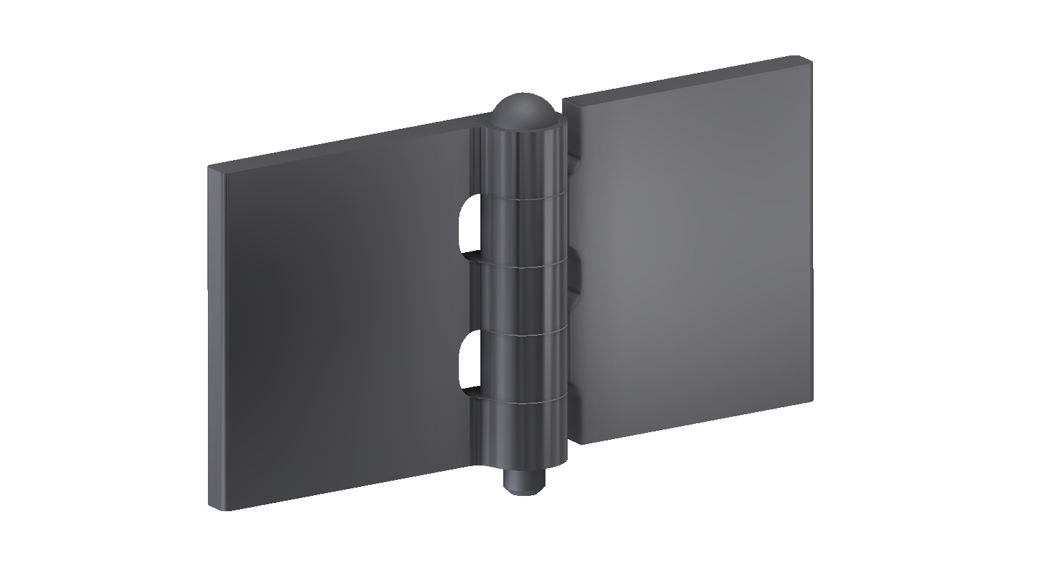 Coach hinge 50x50x5x6 mm/hardened pin