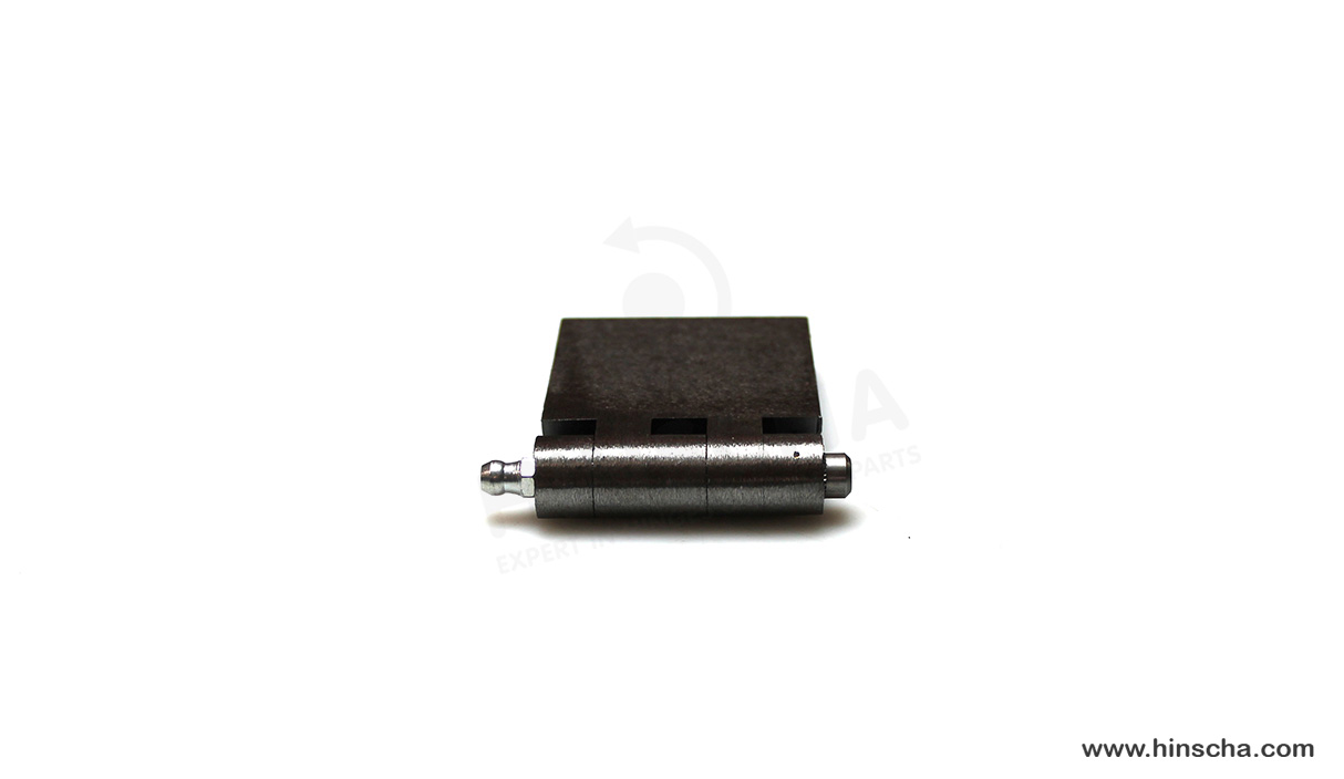 Profilscharnier 50x60x6x8 mm mit Schmierstift, Schmiernippel