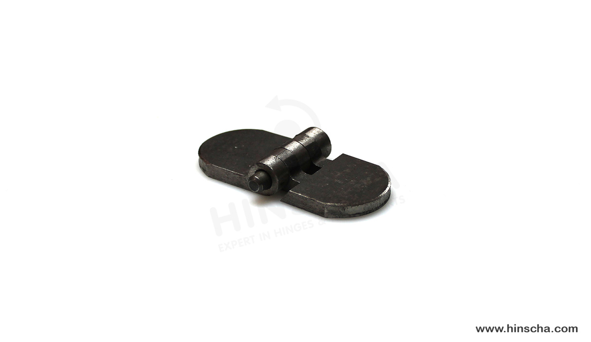 Charnière arrondie, plate  30x35x5x6 mm