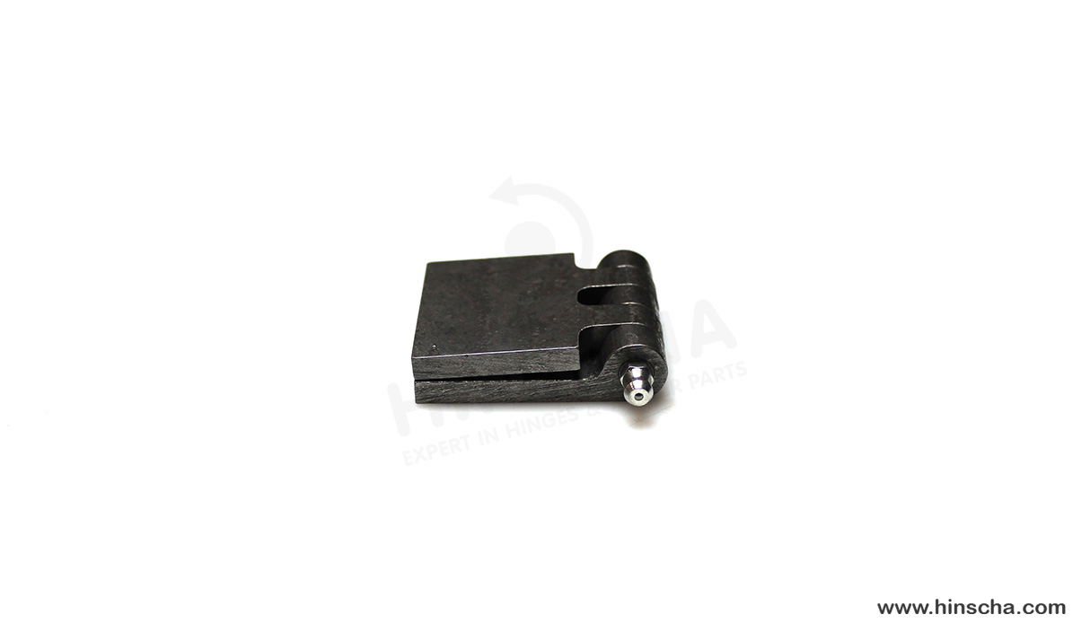 Profilscharnier 50x50x6x8 mm mit Schmierstift, Schmiernippel