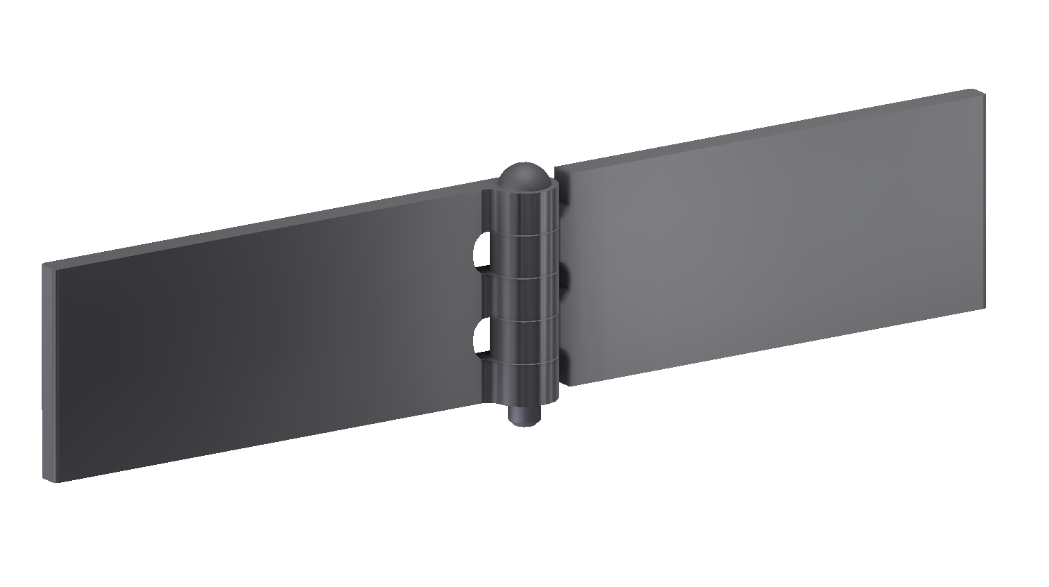 Profilscharnier 40x100x5x6 mm/Gehärtet Stift Profilscharnier 40x100x5x6 mm/Gehärtet Stift