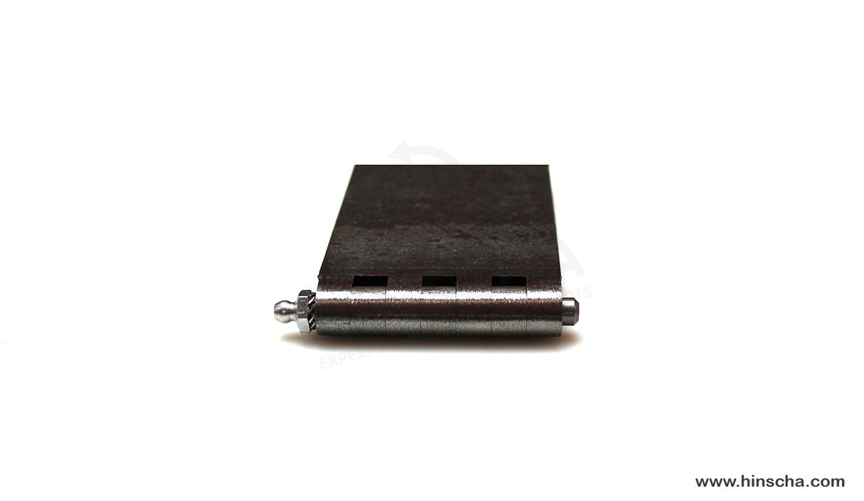 Profilscharnier 70x100x6x8mm mit Schmierstift, Schmiernippel