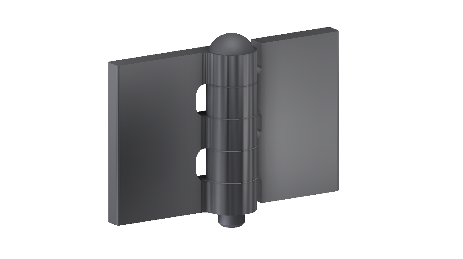 Lasscharnier 50x40x6x8 mm met inox/RVS pen