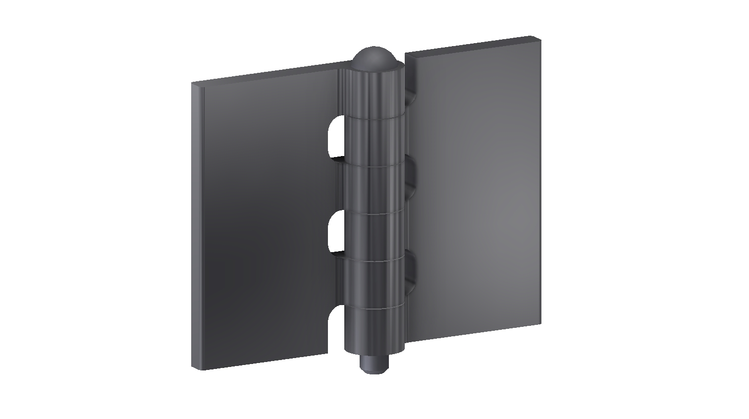 Coach hinge 60x40x5x6 mm/hardened pin