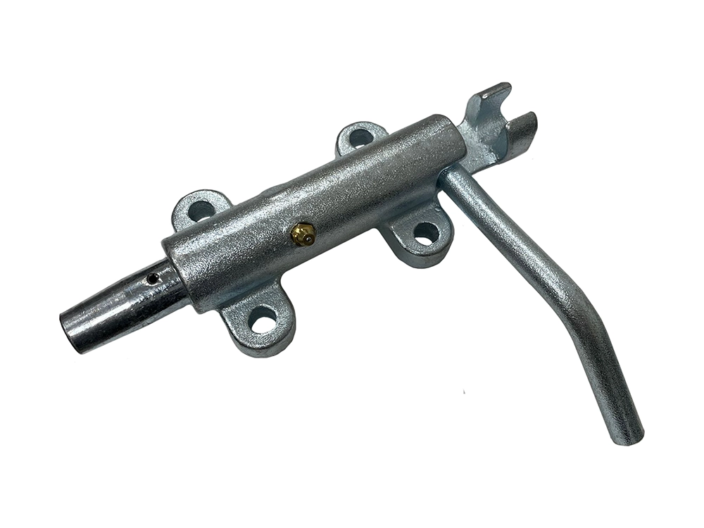Verrou à ressort, zingué, ø 19mm, gauche (fermeture Buca)