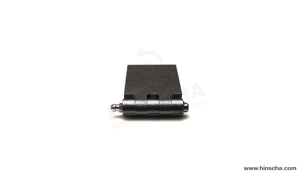 Profilscharnier 50x80x6x8 mm mit Schmierstift, Schmiernippel
