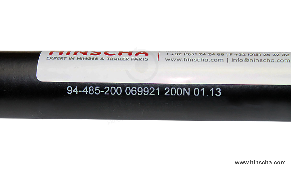 Gasfeder 10mm, A484, 200N, K200