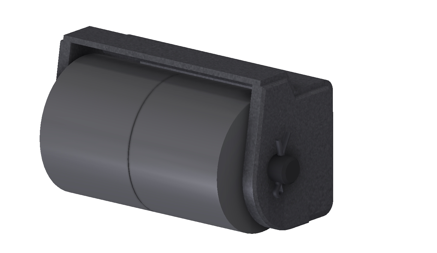 Butoir horizontal avec support en acier zingué à 2 rouleaux en caoutchouc avec numéro de référence 250500