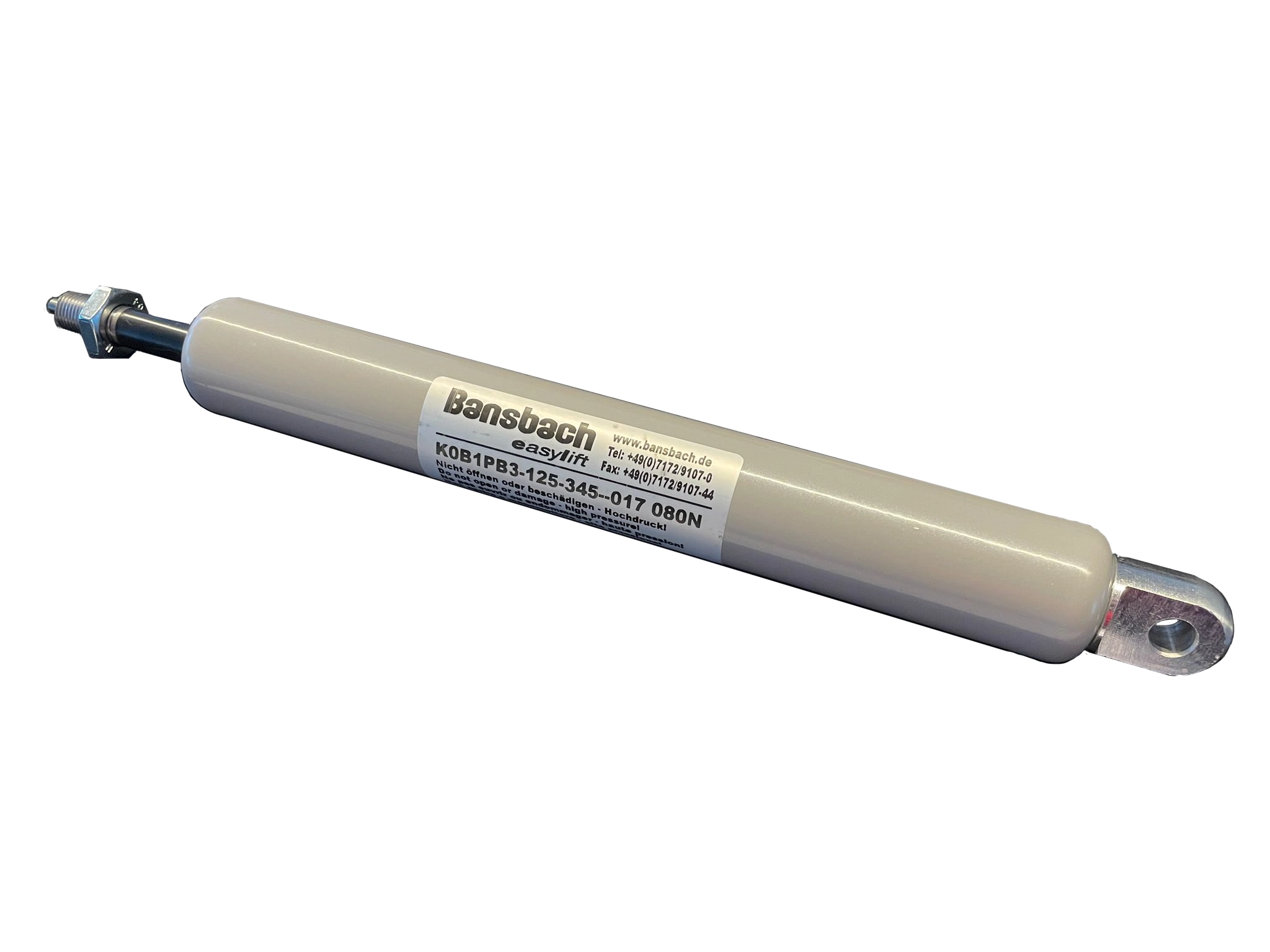 Gasfeder Bansbach K0B1PB3-125-345--017 080N