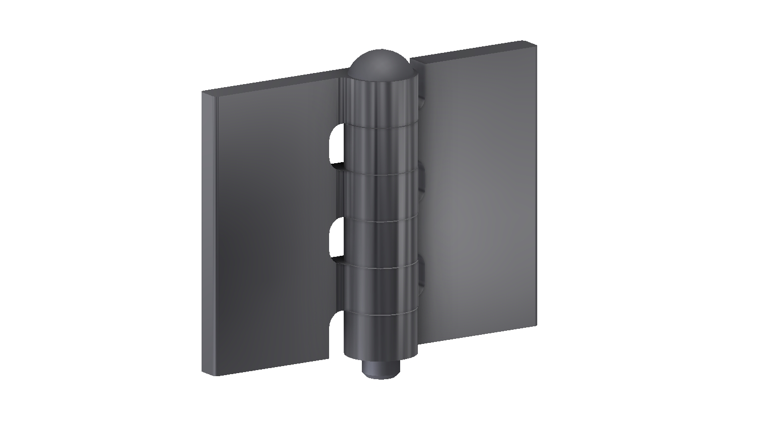 Profilscharnier 60x40x6x8 mm/Gehärtet Stift