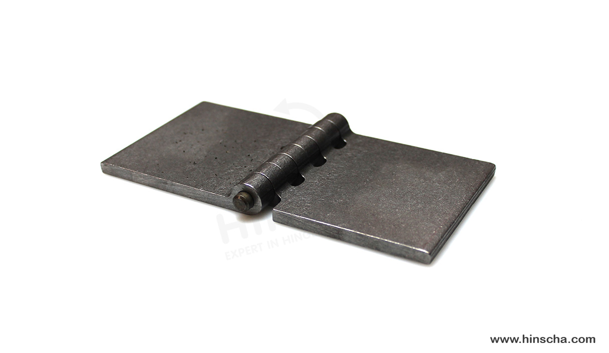 Profilscharnier 80x80x6x8 mm/gehärteter Stift