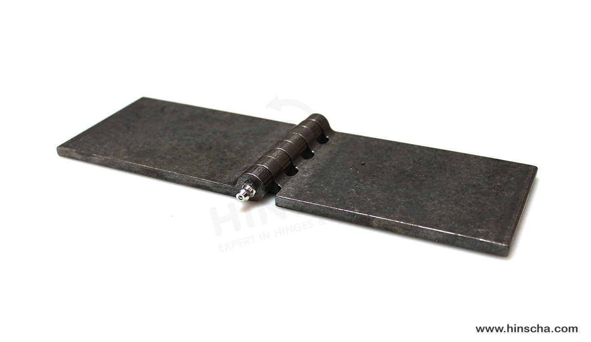 Charnière à souder 80x120x6x8 mm/à graisseur