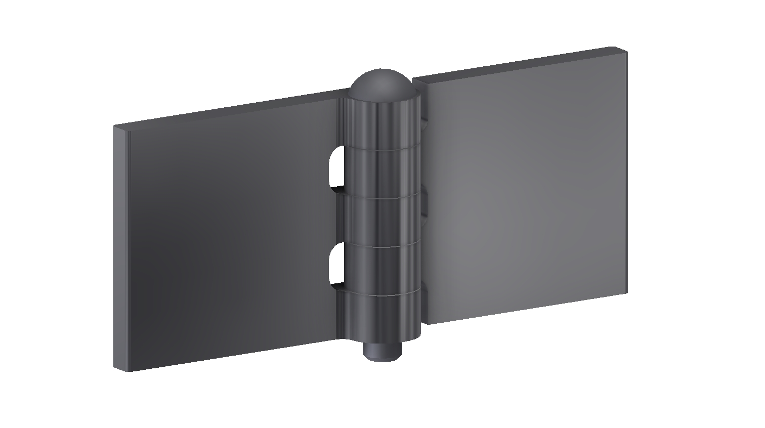 Profilscharnier 50x60x6x8 mm/Gehärtet Stift