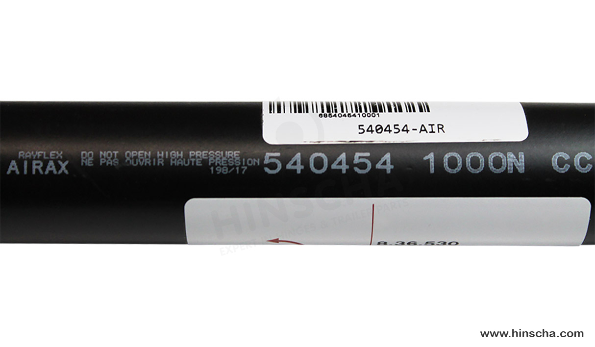 Vérin à gaz Airax Rayflex 6854045410001 1000N