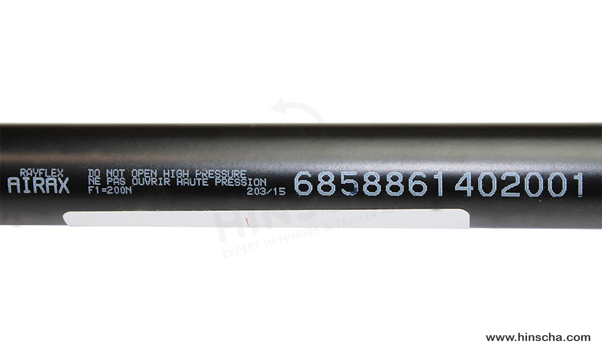 Vérin à gaz Airax Rayflex 6858861402001 200N