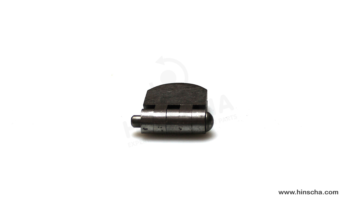 Kleine runde Profilscharnier, flach, 30x35x5x6 mm