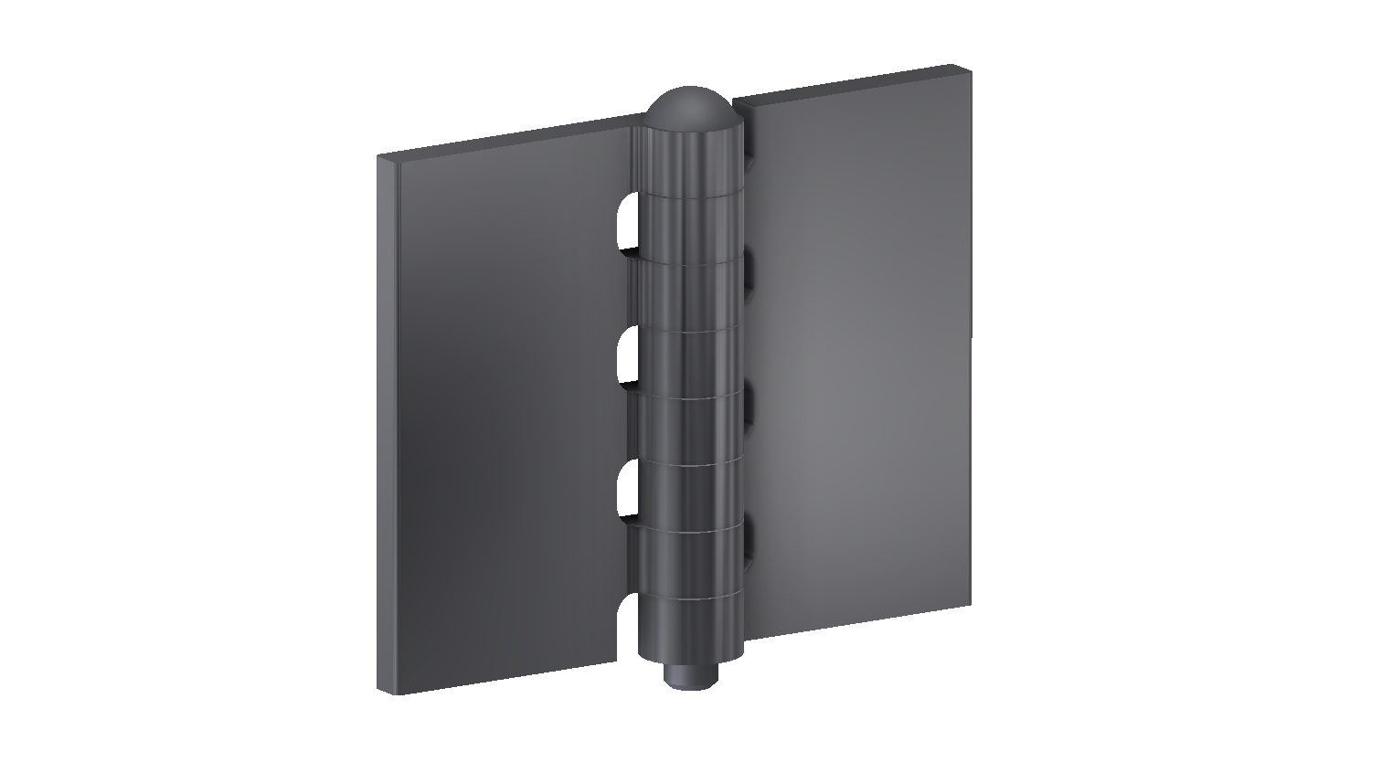 Charnière à souder 80x50x6x8 mm avec goupille inox