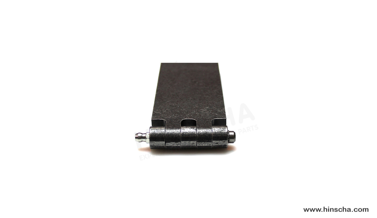 Profilscharnier 50x120x6x8mm mit Schmierstift, Schmiernippel