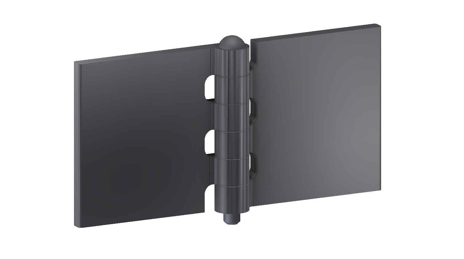 Lasscharnier 60x60x5x6 mm / Geharde pen Lasscharnier 60x60x5x6 mm / Geharde pen