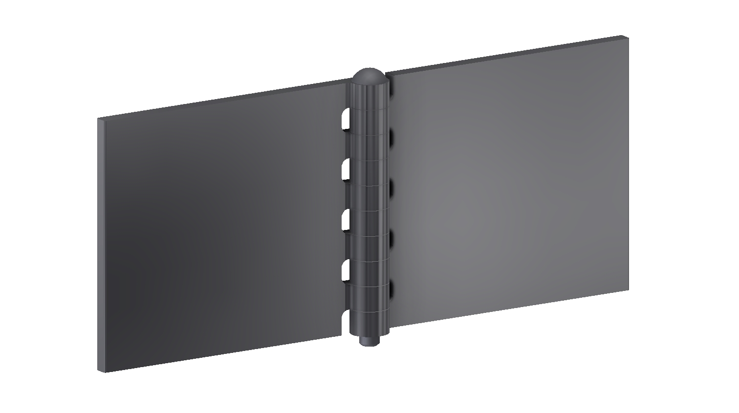 Lasscharnier 100x120x6x8 mm /Geharde pen