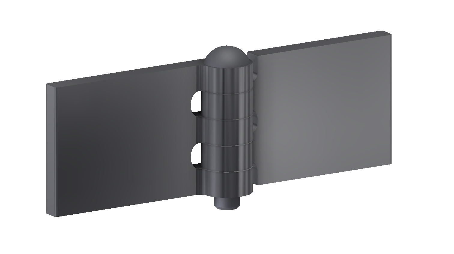 Profilscharnier 40x80x6x8 mm/Gehärtet Stift Profilscharnier 40x80x6x8 mm/Gehärtet Stift