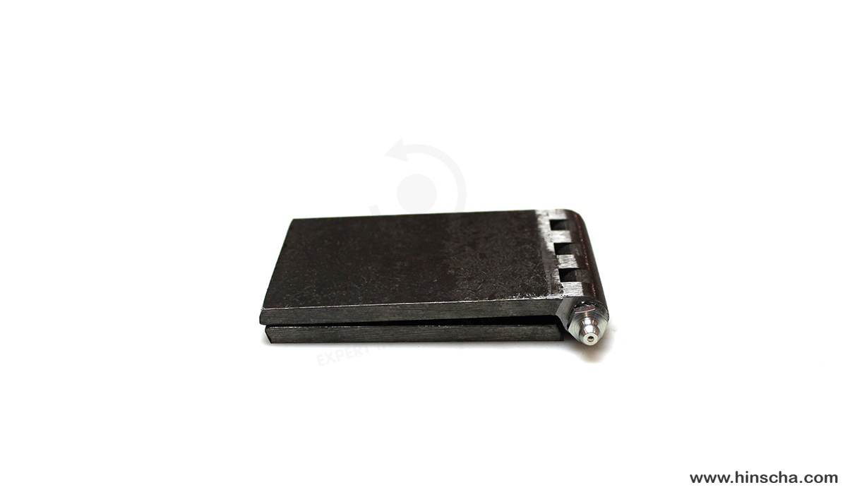 Profilscharnier 70x100x6x8mm mit Schmierstift, Schmiernippel