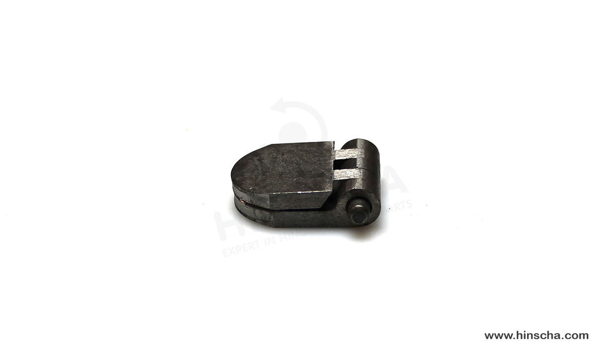 Charnière arrondie, plate  30x35x5x6 mm