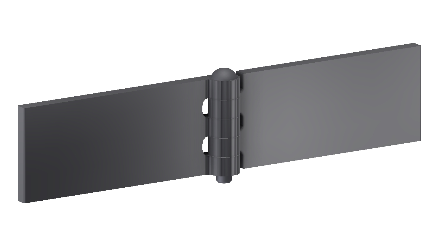 Profilscharnier 50x120x7x8 mm/Gehärtet Stift