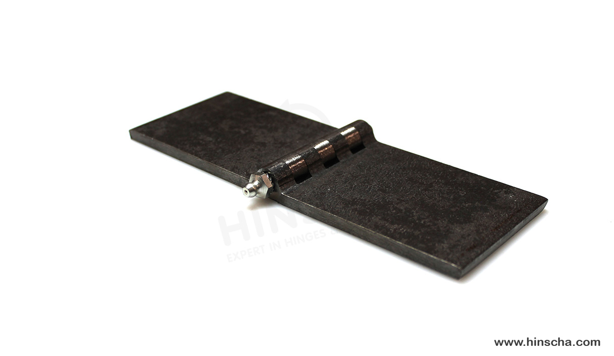 Profilscharnier 70x100x6x8mm mit Schmierstift, Schmiernippel