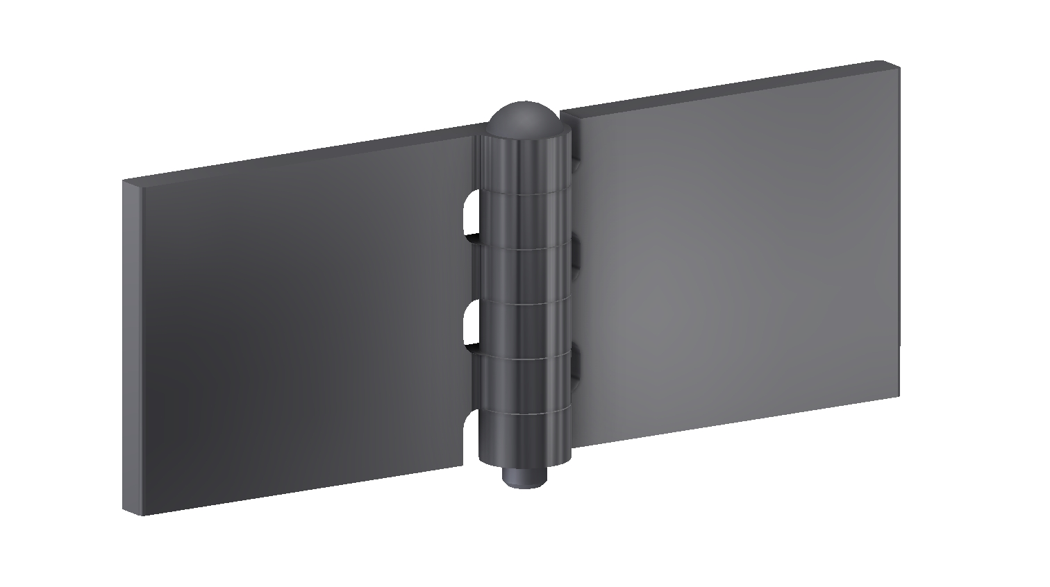 Profilscharnier 60x80x7x8 mm/Gehärtet Stift