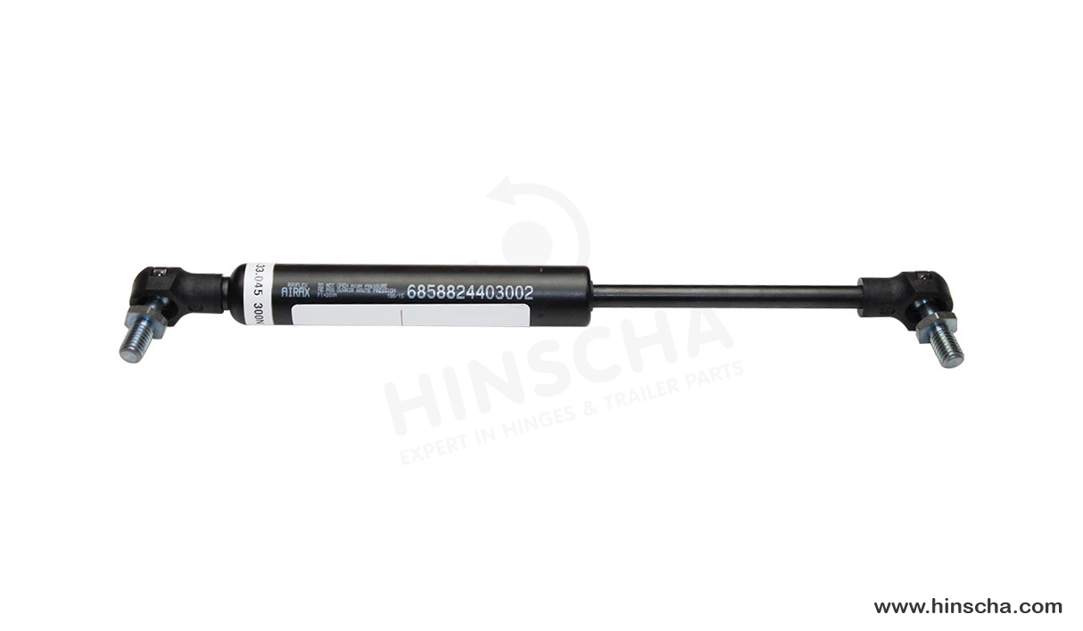 Vérin à gaz ø 8-20, 300N,K80, rotules M8, A245