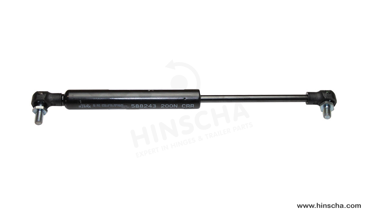 Gas spring ø 8-20, 200N,K100, rbj M8, A285