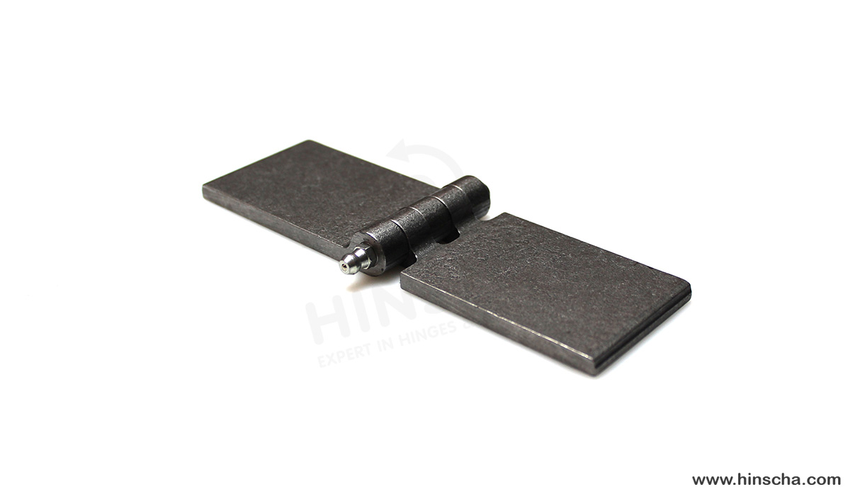 Profilscharnier 50x80x6x8 mm mit Schmierstift, Schmiernippel