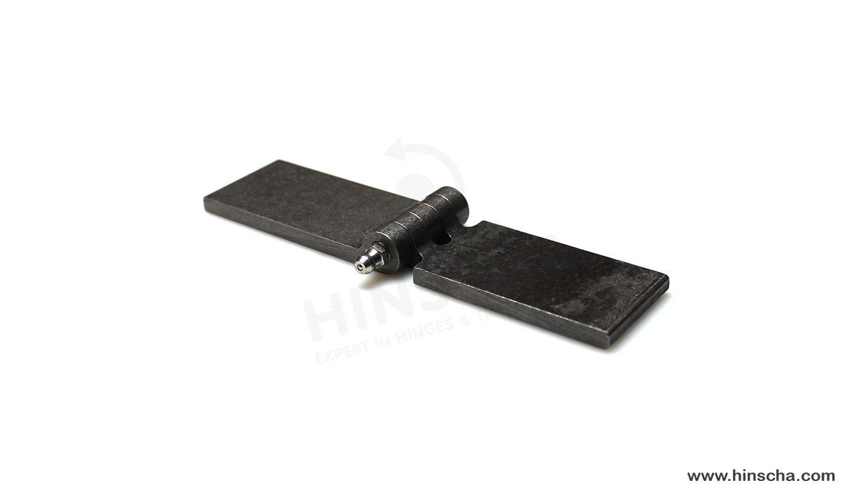 Profilscharnier 40x80x6x8 mm mit Schmierstift, Schmiernippel