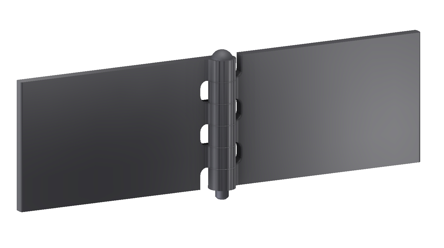 Profilscharnier 60x100x5x6 mm/Gehärtet Stift