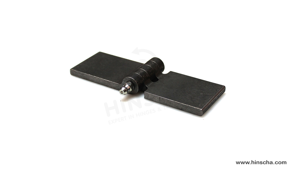 Profilscharnier 40x60x6x8 mm mit Schmierstift, Schmiernippel