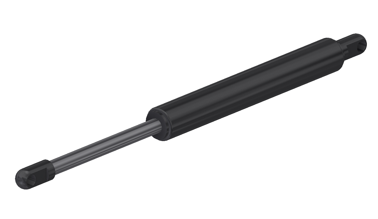 Gas spring ø8 - ø19 - eyelet 22/15 with reference number 845110