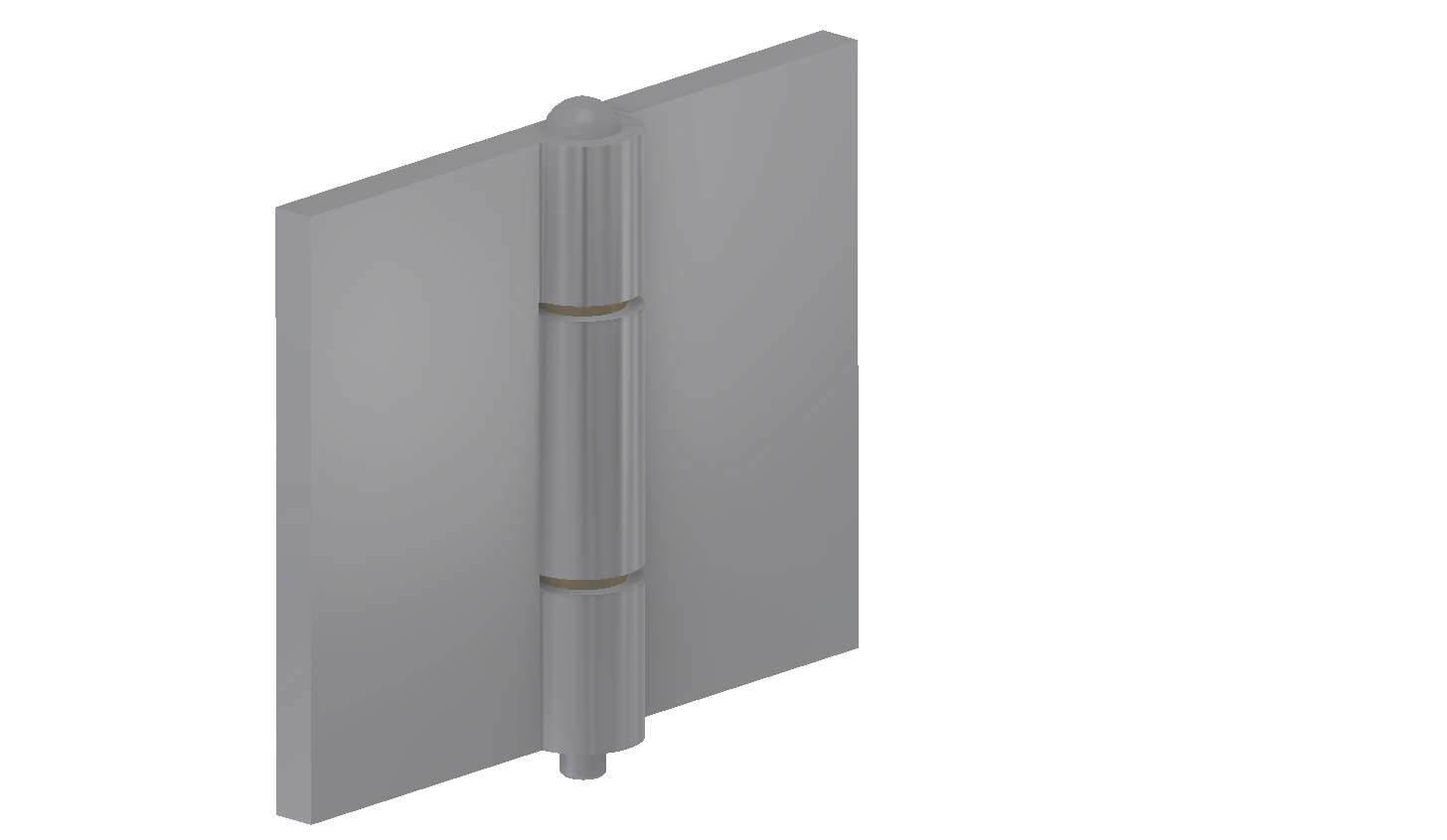 Charnière aluminium, épaisseur 6mm, 80x100 avec numéro de référence 340010
