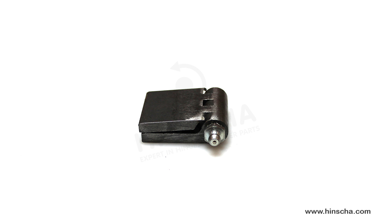 Profilscharnier 40x40x6x8 mm mit Schmierstift, Schmiernippel