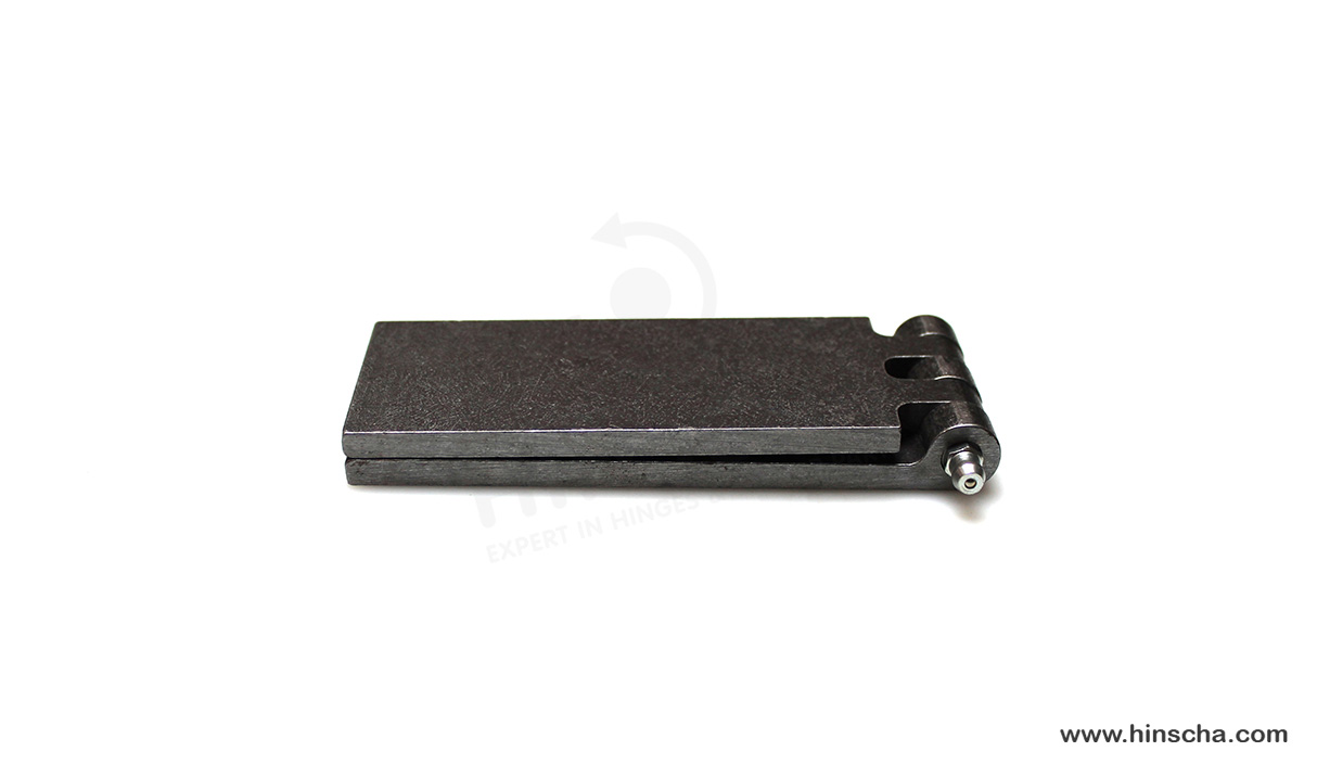 Profilscharnier 50x120x6x8mm mit Schmierstift, Schmiernippel