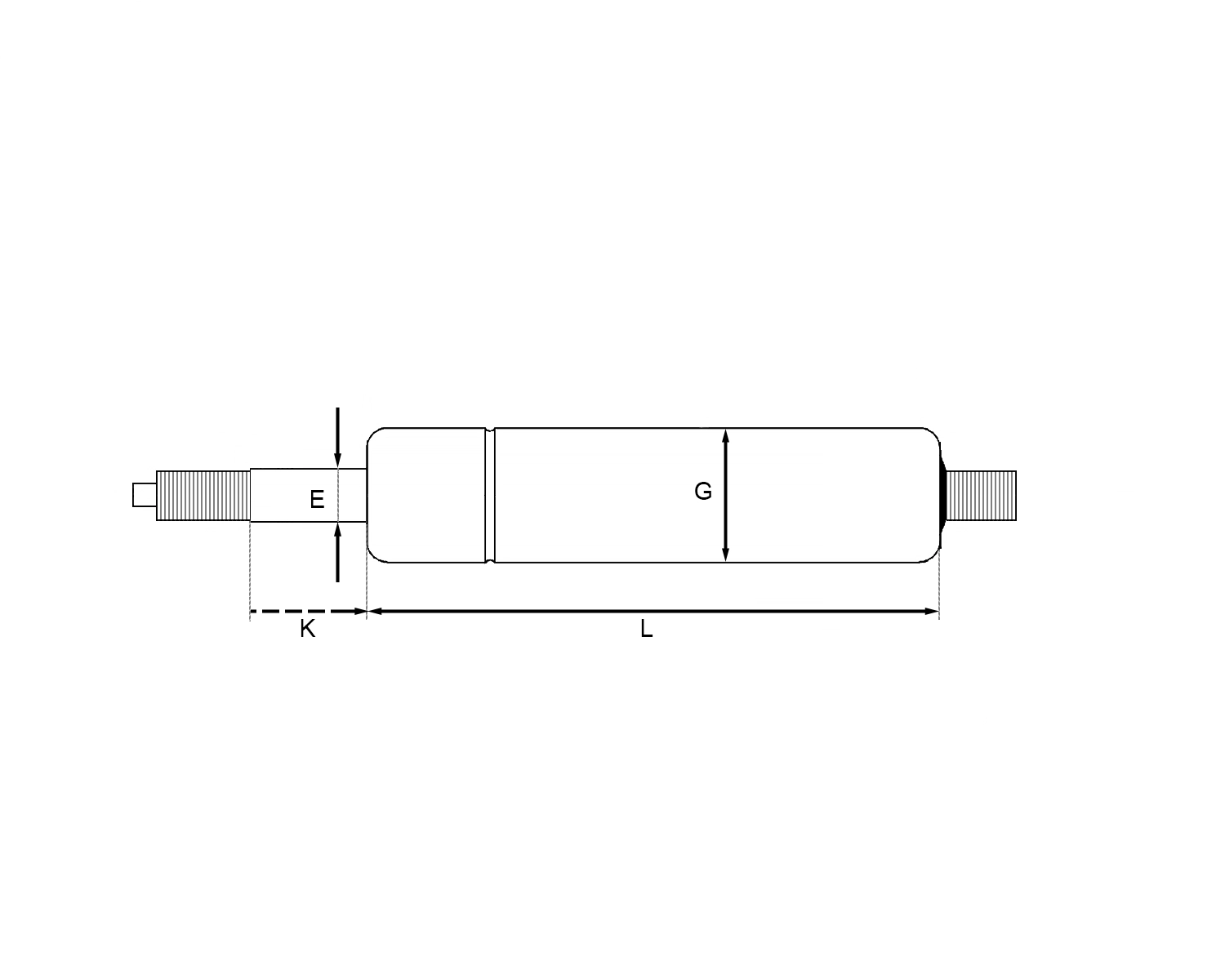 Gasfeder Stabilus Bloc-o-lift 0323MM 0200N