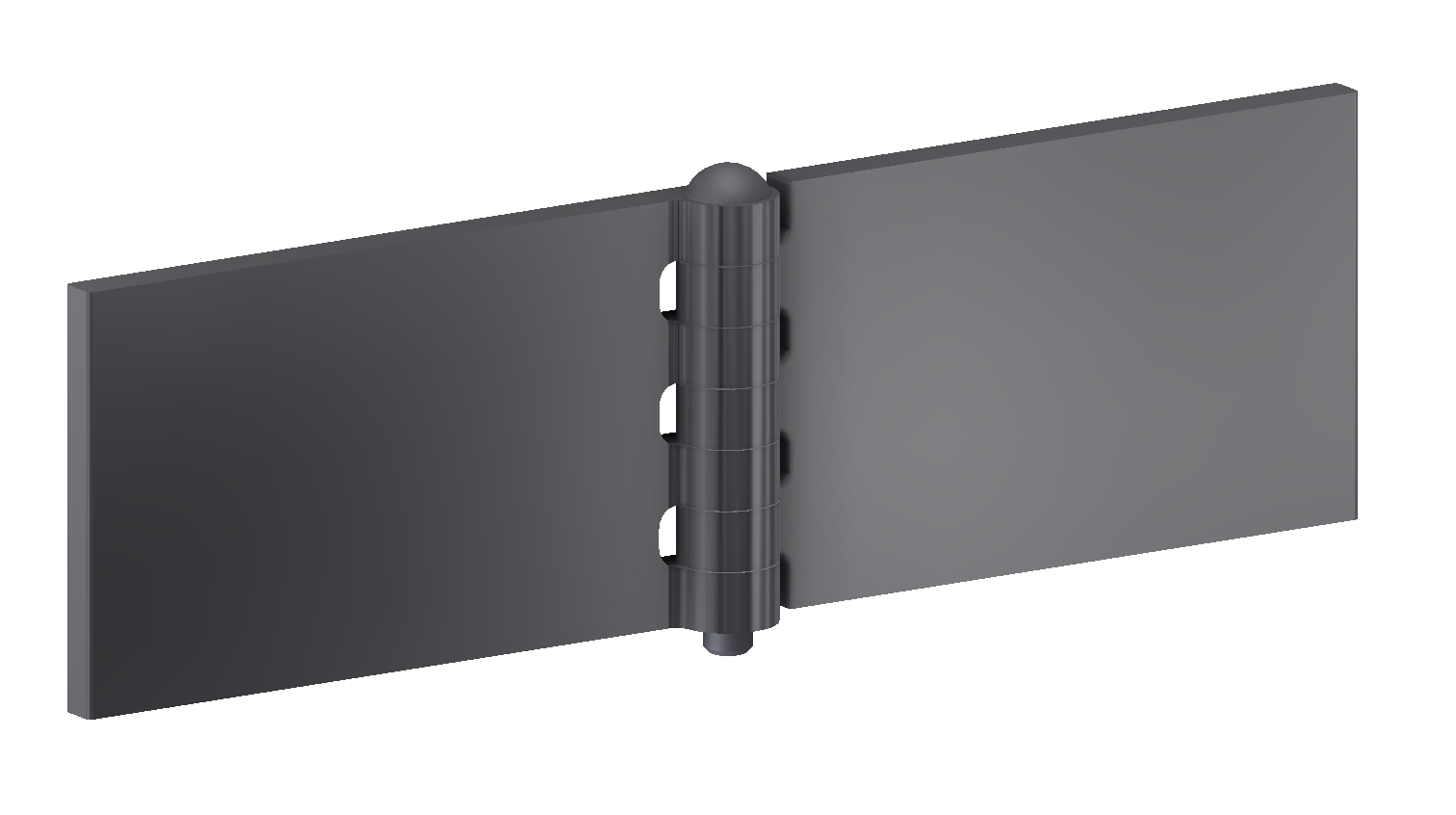 Profilscharnier 70x120x7x8 mm/Gehärtet Stift