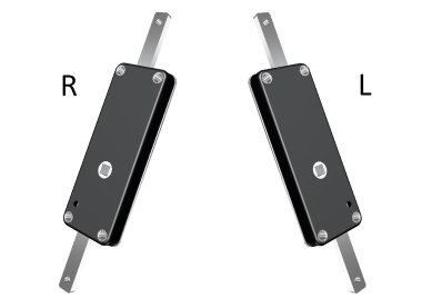 Frigoslot zonder neus 210 x 80 mm, links