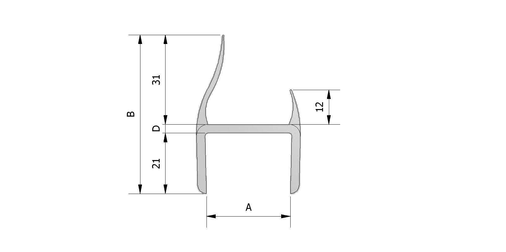 Dessin technique - Joint bi -dureté, gris-gris avec numéro de référence 220629